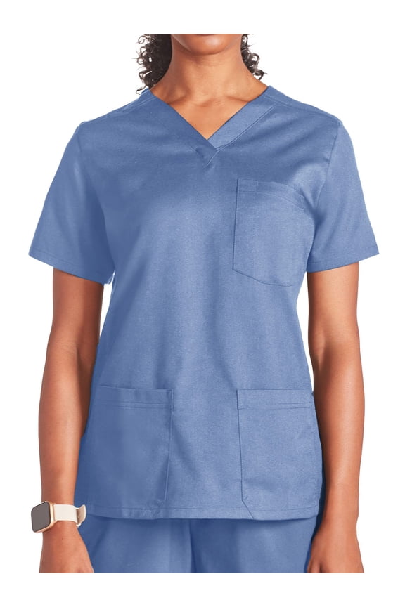 Women's Scrubs Short Sleeve Scrub Top, 1 Pack, Sizes S - 3XL