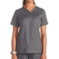 thumbnail image 1 of Reebok Women's Scrubs Short Sleeve Scrub Top, 1 Pack, Sizes S - 3XL, 1 of 11