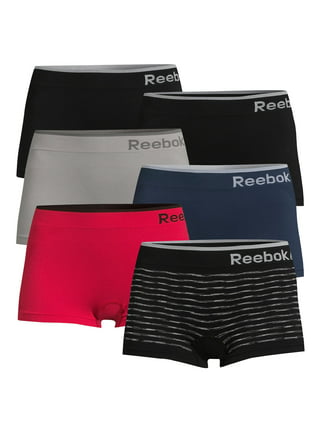  Reebok Women's Underwear – 5 Pack Seamless Hipster Briefs (S-XL),  Size Medium, Black Spacedye/Rose/Black/Light Pink/Charcoal : Clothing,  Shoes & Jewelry