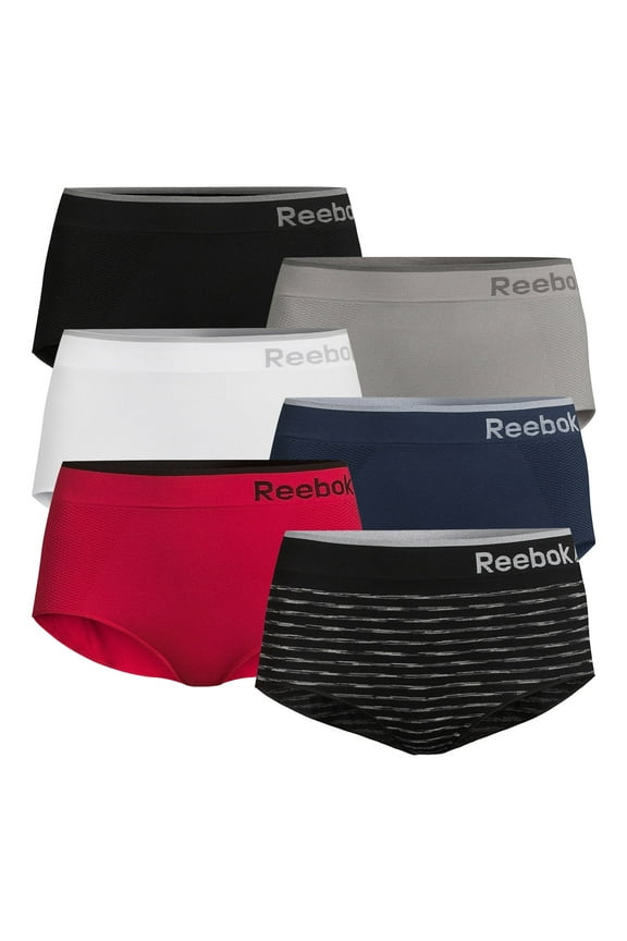Women's Underwear Seamless Briefs Panties, 6-Pack, Sizes XS- 3XL