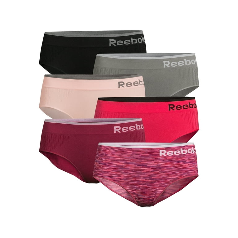 Reebok Women's Seamless Thong 6-Pack Size XXL Assorted Color for