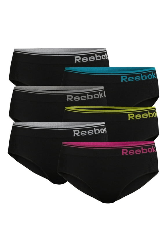 Women's Underwear Seamless Hipster Panties, 6-Pack, Sizes XS-3XL