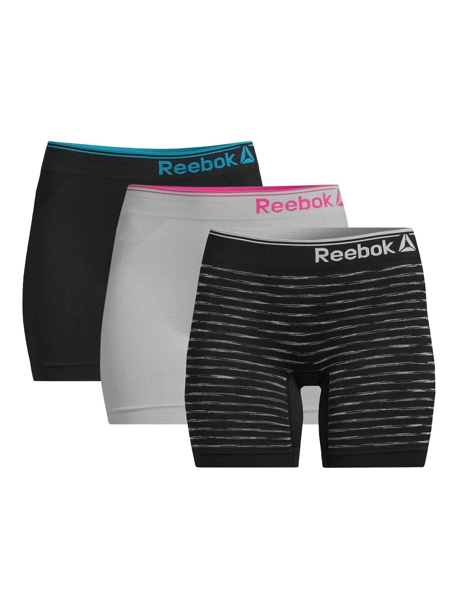 Reebok Women's Seamless Long Leg Boyshort, 3-pack - Walmart.com
