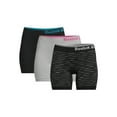 thumbnail image 1 of Reebok Women's Seamless Long Leg Boyshort Underwear, 3-Pack, Sizes XS-3XL, 1 of 5