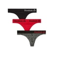 thumbnail image 1 of Reebok Women's Seamless Thong Panties, 3-Pack, 1 of 1