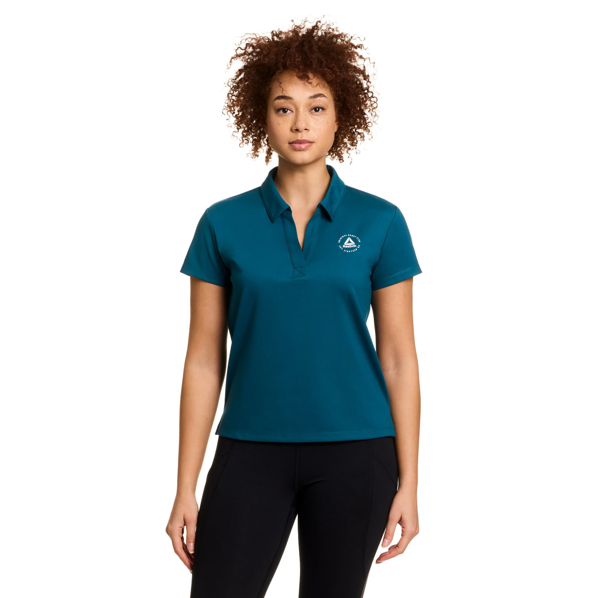 Reebok Women's Short Sleeve Polo Top, Sizes XS-XXXL