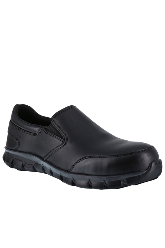 Women's Slip-On Sublite Work Shoes Composite Toe Black 11.5 M  US