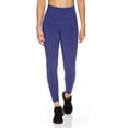 thumbnail image 1 of Reebok Women's Solid Print High Rise 7/8 Legging with 25" Inseam and Side Pockets, 1 of 4