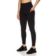 thumbnail image 1 of Reebok Women's Solid Print High Rise 7/8 Legging with 25" Inseam and Side Pockets, 1 of 4