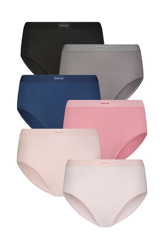 Women's Underwear Sport Soft Hipster Panties, 6-Pack Sizes XS-3XL