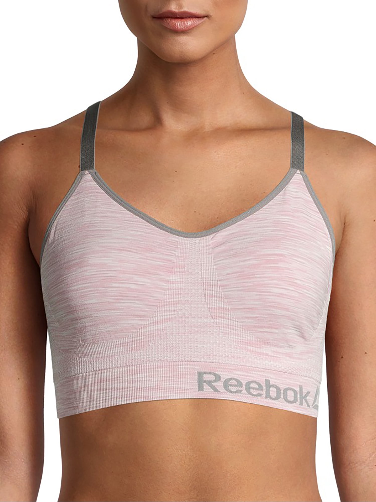 Reebok Piping Pack Sports Bra White