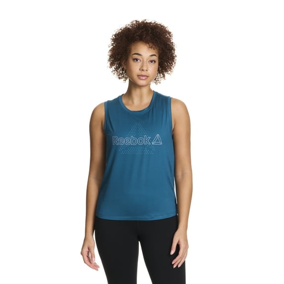 Reebok Women's Sprinter Cropped Tank Top, Sizes XS-XXXL