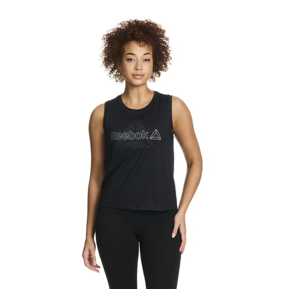 Reebok Women's Sprinter Cropped Tank Top, Sizes XS-XXXL