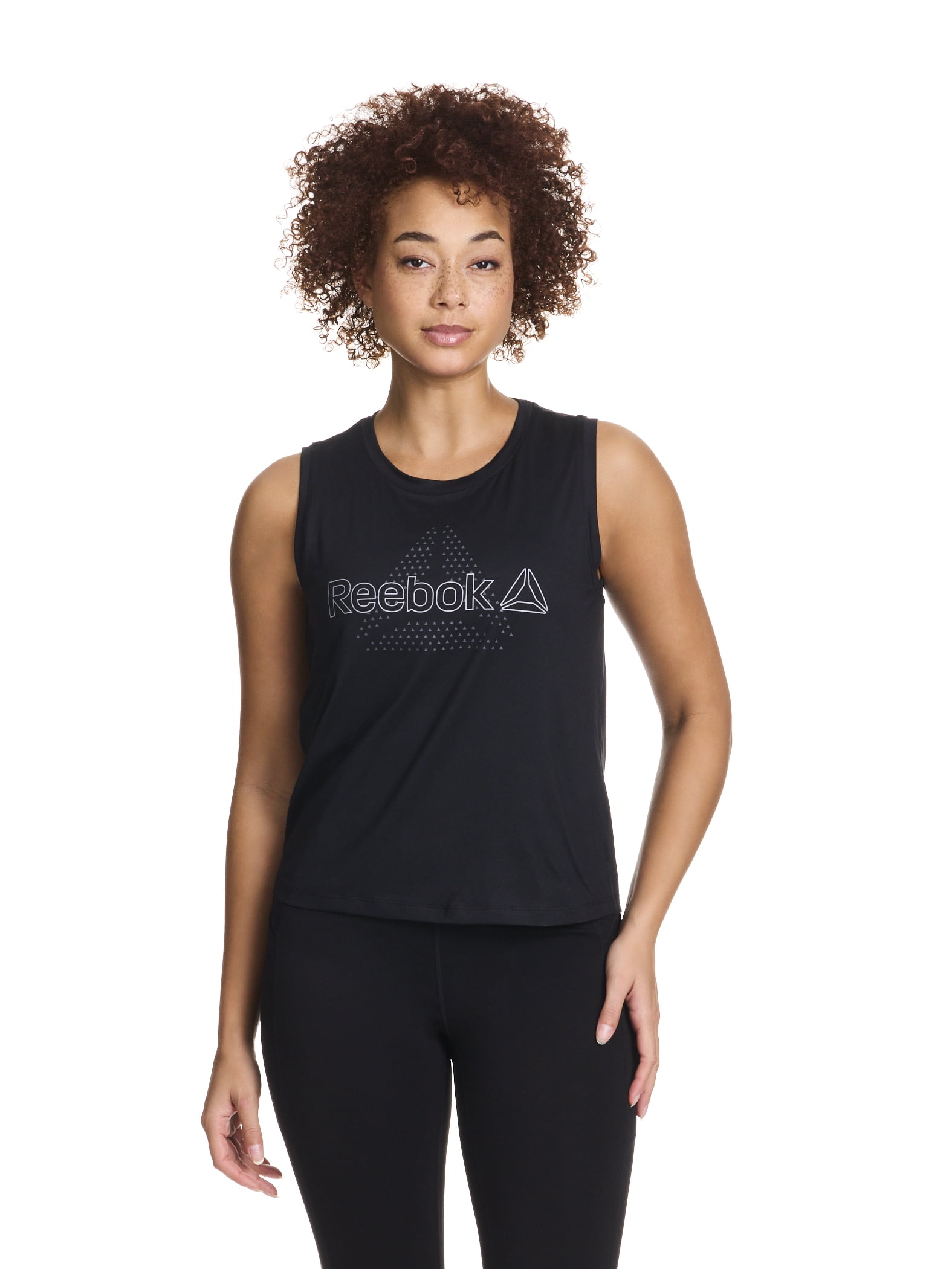 Reebok Women's Sprinter Cropped Tank Top, Sizes XS-XXXL