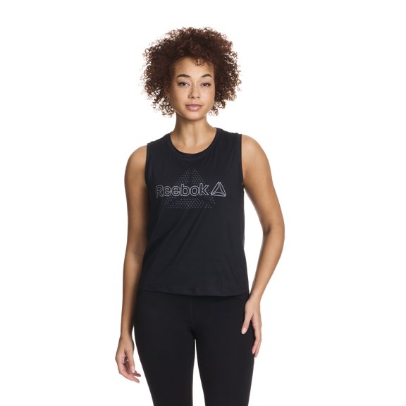 Reebok Women's Sprinter Cropped Tank Top, Sizes XS-XXXL