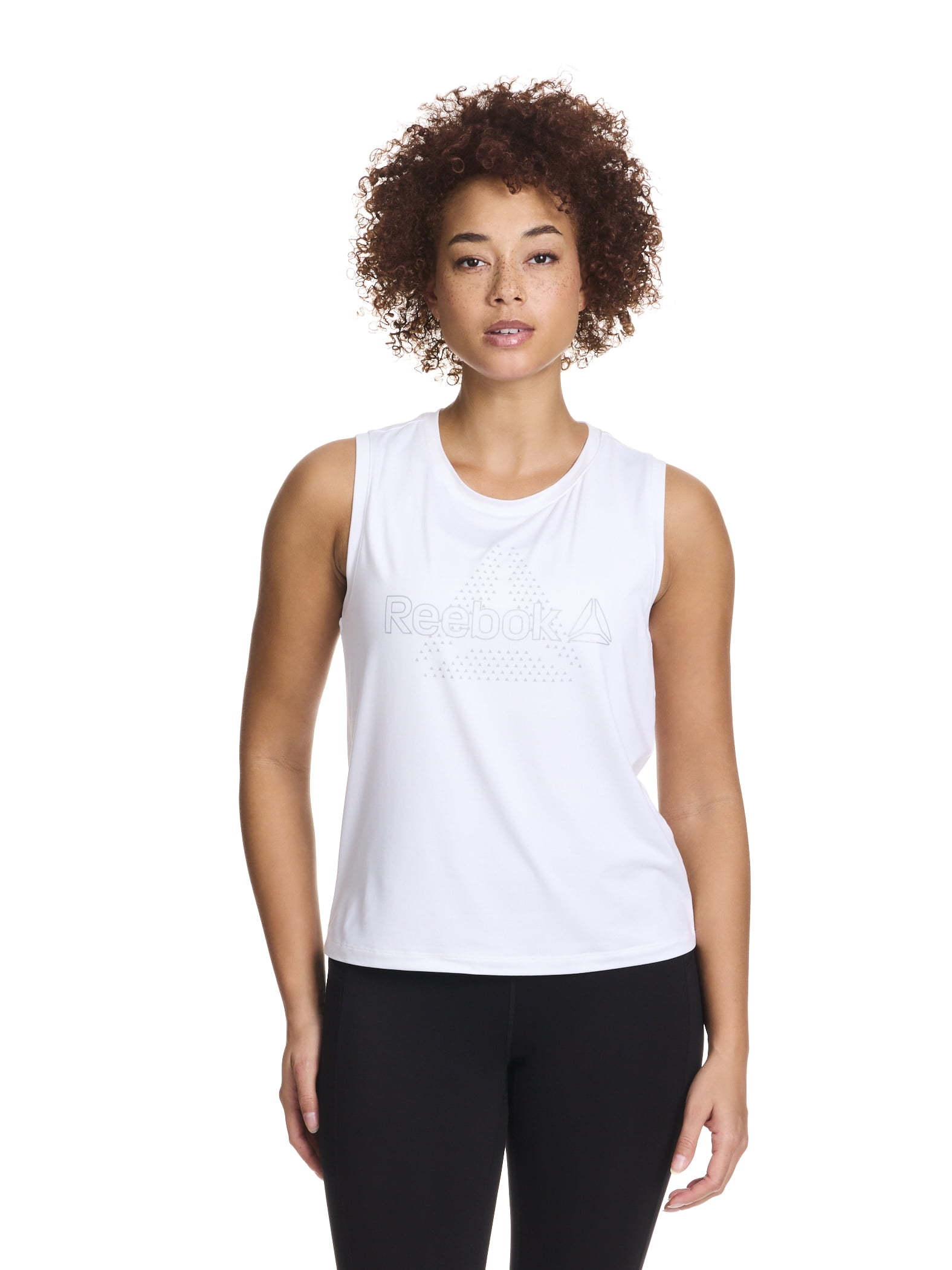 Reebok Women's Sprinter Cropped Tank Top, Sizes XS-XXXL