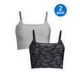 thumbnail image 1 of Reebok Women's Stay-Put Bonded Stretch Bralette, 2 Pack, 1 of 7