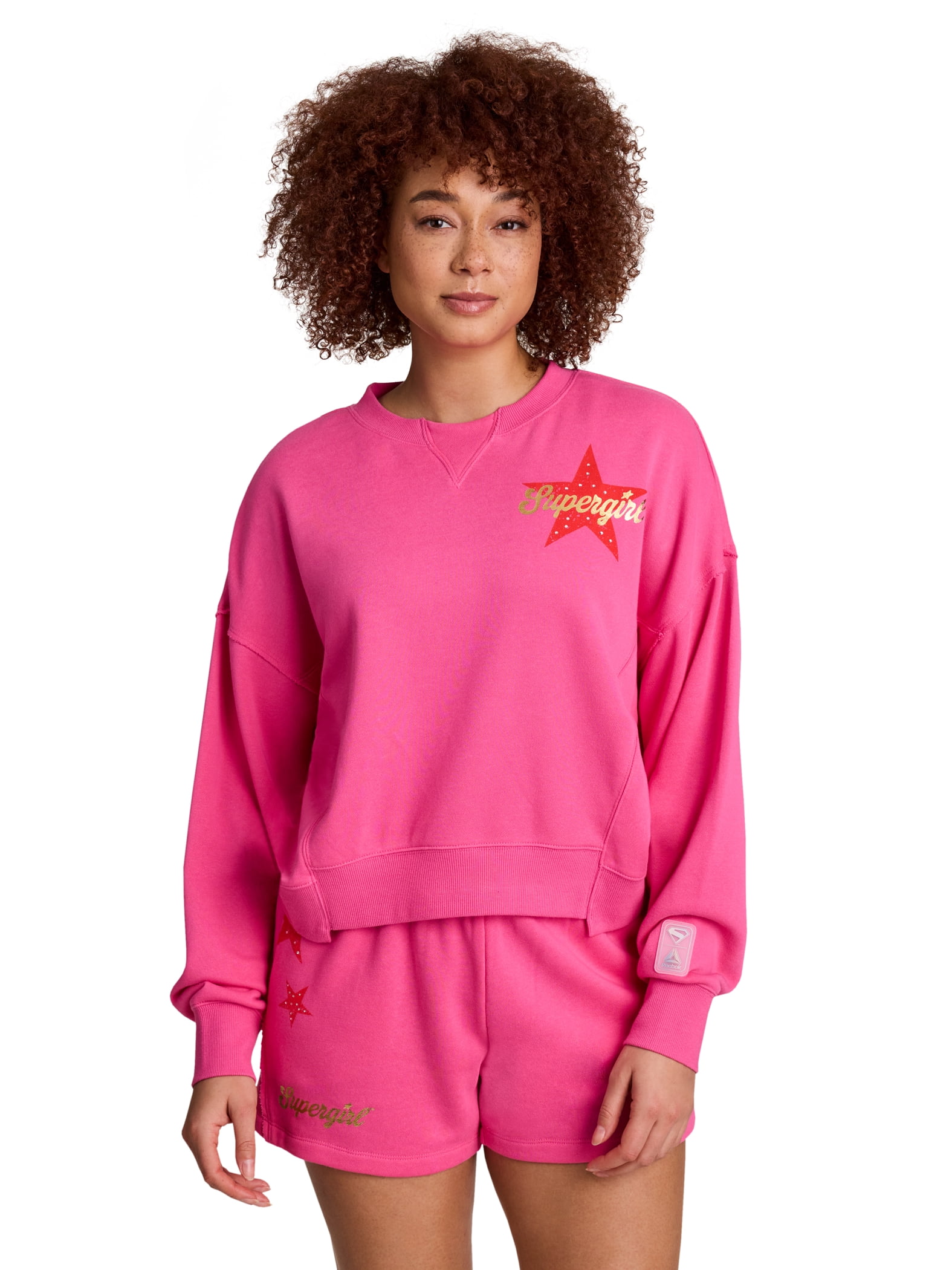 Reebok Women's Supergirl Graphic Sweatshirt, Sizes XS-XXL