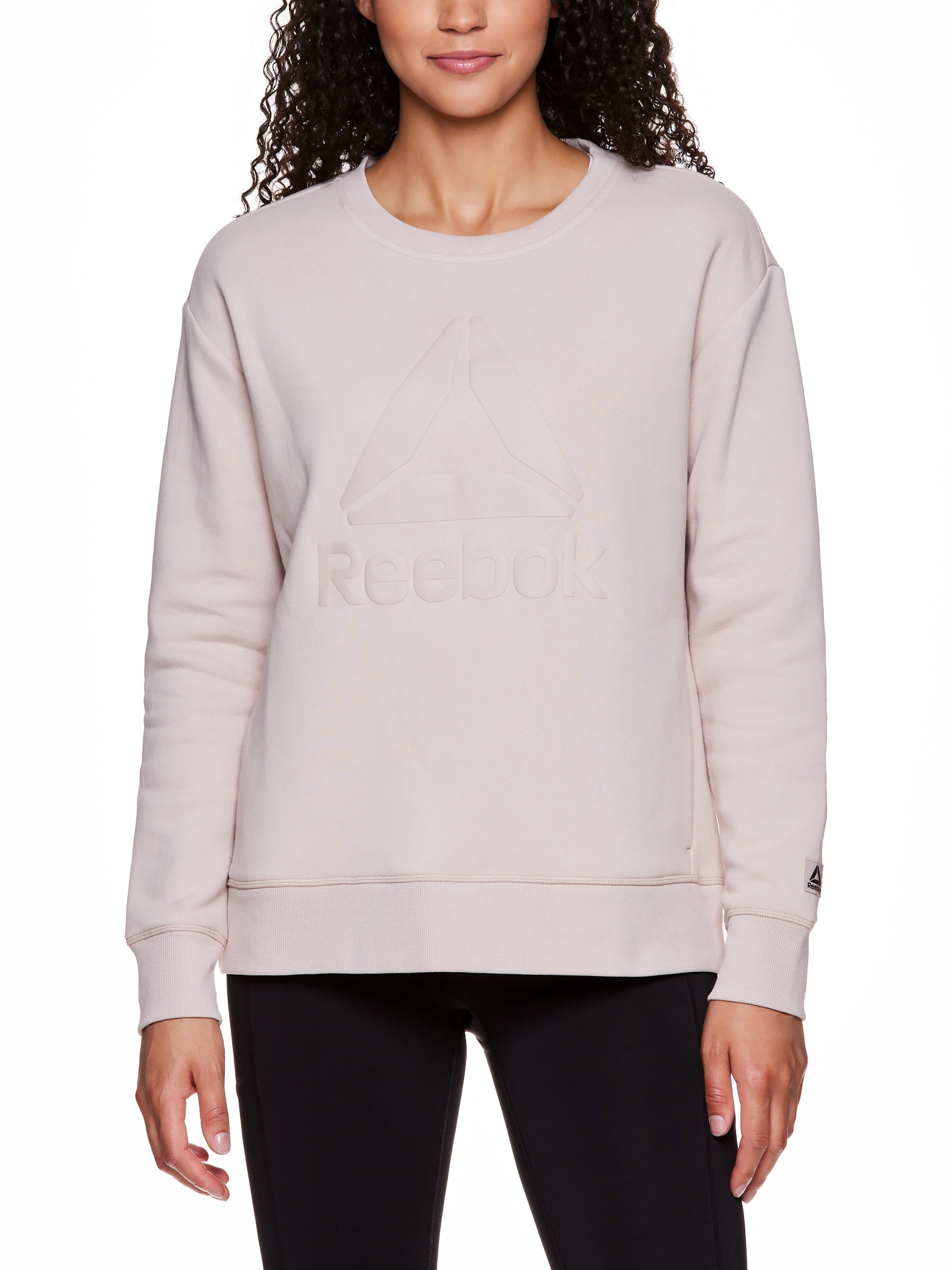 Reebok Women's Supersoft Gravity Crewneck Sweatshirt with Side Pockets ...