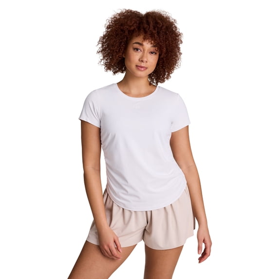 Reebok Women's Swift Sleevless Tee with Ruched Sides