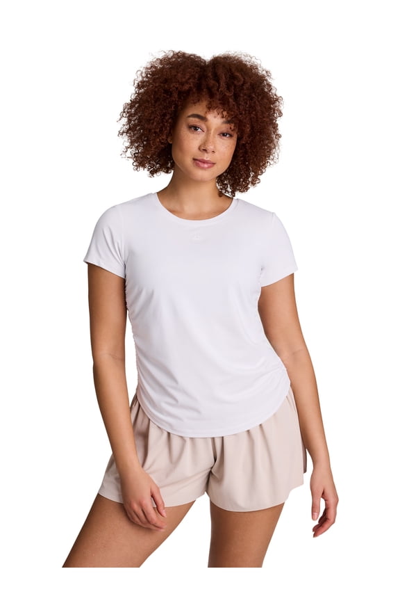 Women's Swift Sleevless Tee with Ruched Sides
