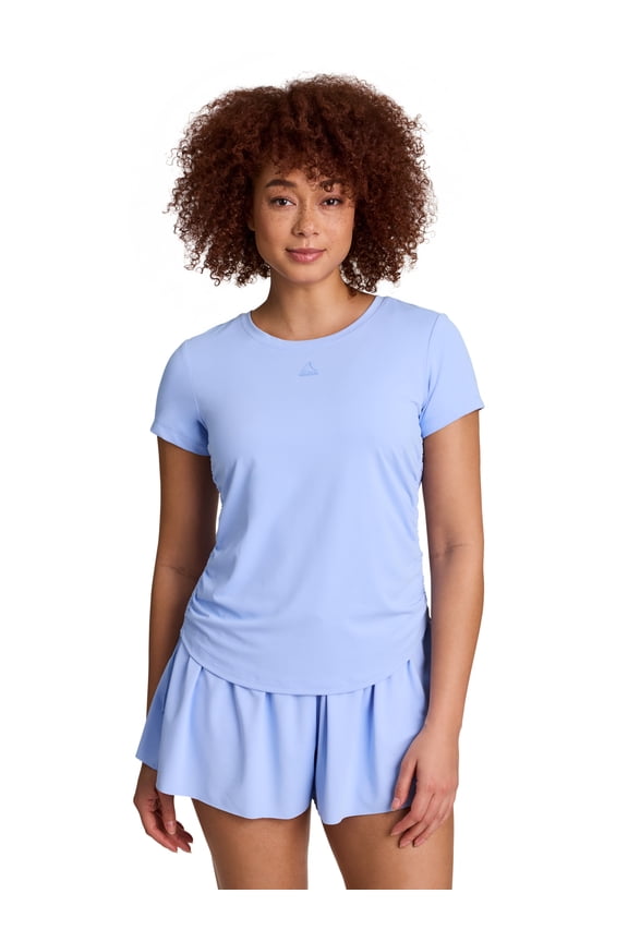 Women's Swift Sleevless Tee with Ruched Sides