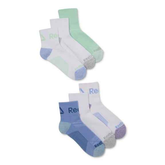 Reebok Women's Target Cushion Ankle Socks, 6-Pack