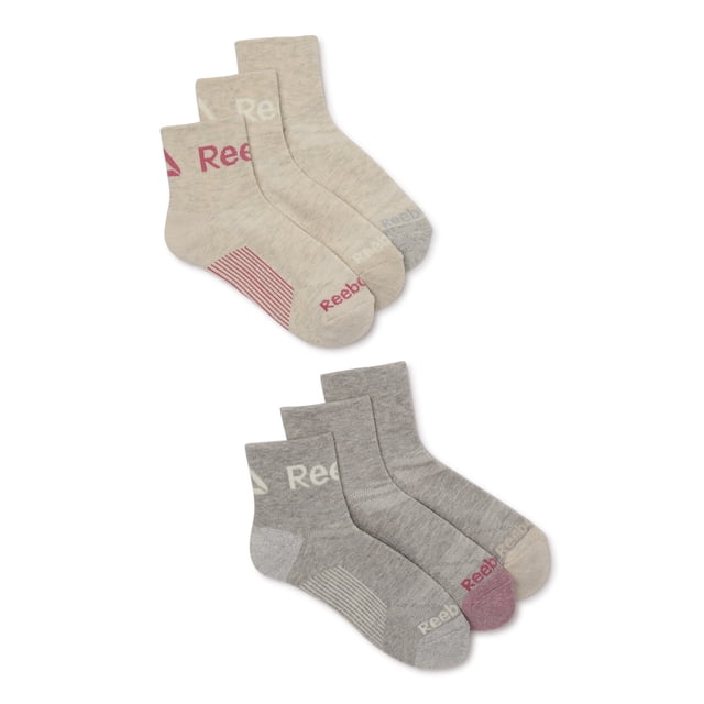 Reebok Women's Target Cushion Ankle Socks, 6-Pack