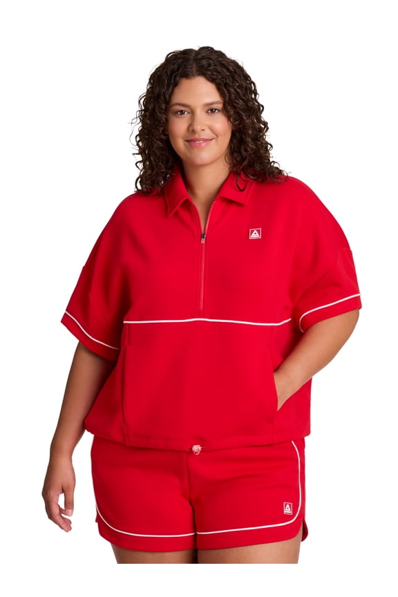 Women's Team Player Short Sleeve Oversize Pullover, Sizes XS-4X