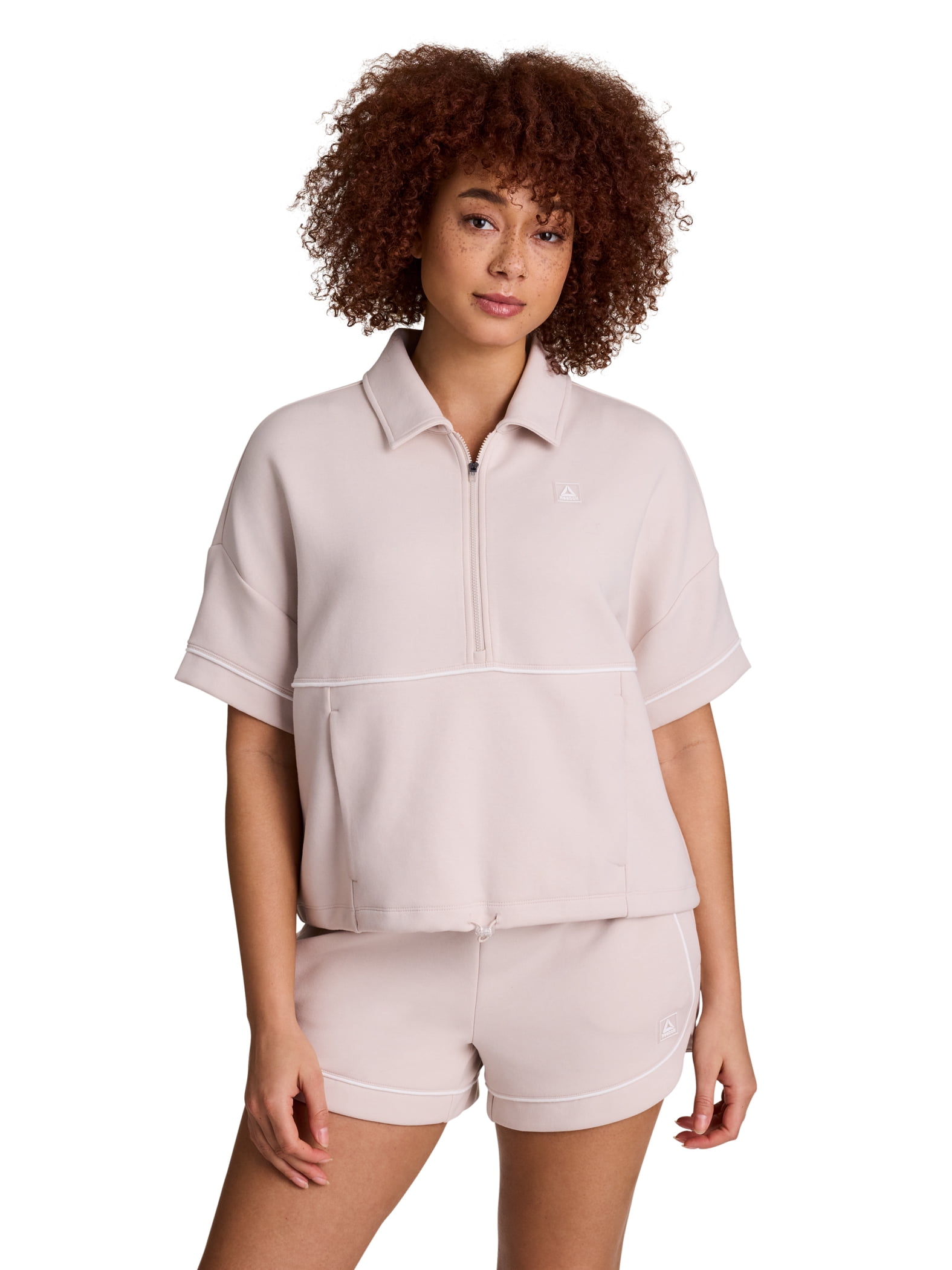 Reebok Women's and Women's Plus Team Player Short Sleeve Oversize Pullover, Sizes XS-4X