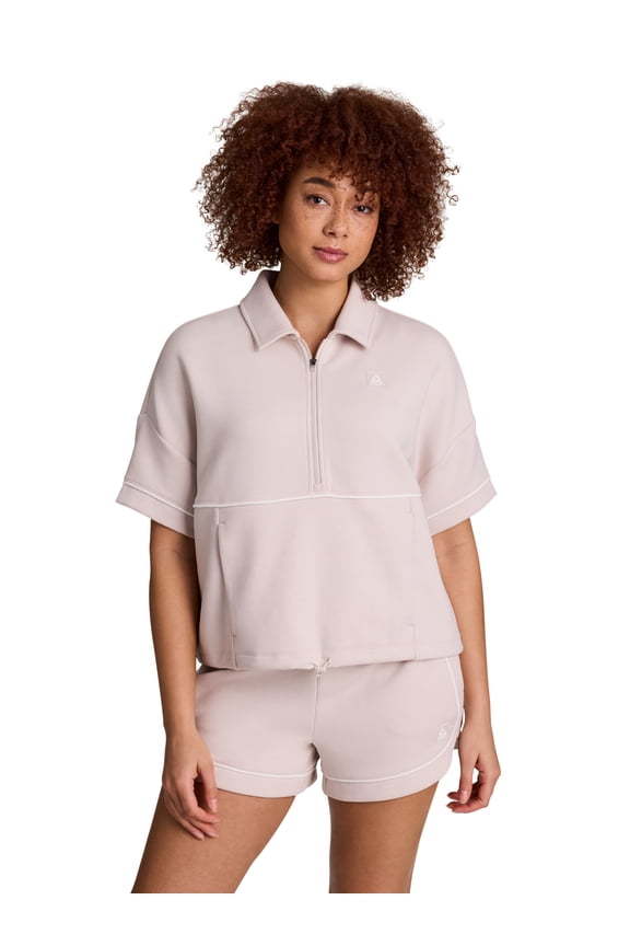 Women's and Women's Plus Team Player Short Sleeve Oversize Pullover, Sizes XS-4X