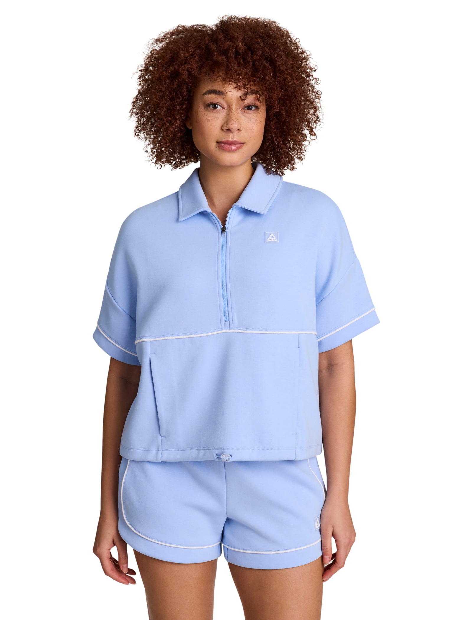 Reebok Women's and Women's Plus Team Player Short Sleeve Oversize Pullover, Sizes XS-4X