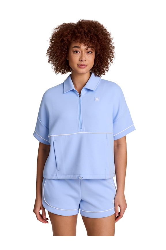 Women's and Women's Plus Team Player Short Sleeve Oversize Pullover, Sizes XS-4X