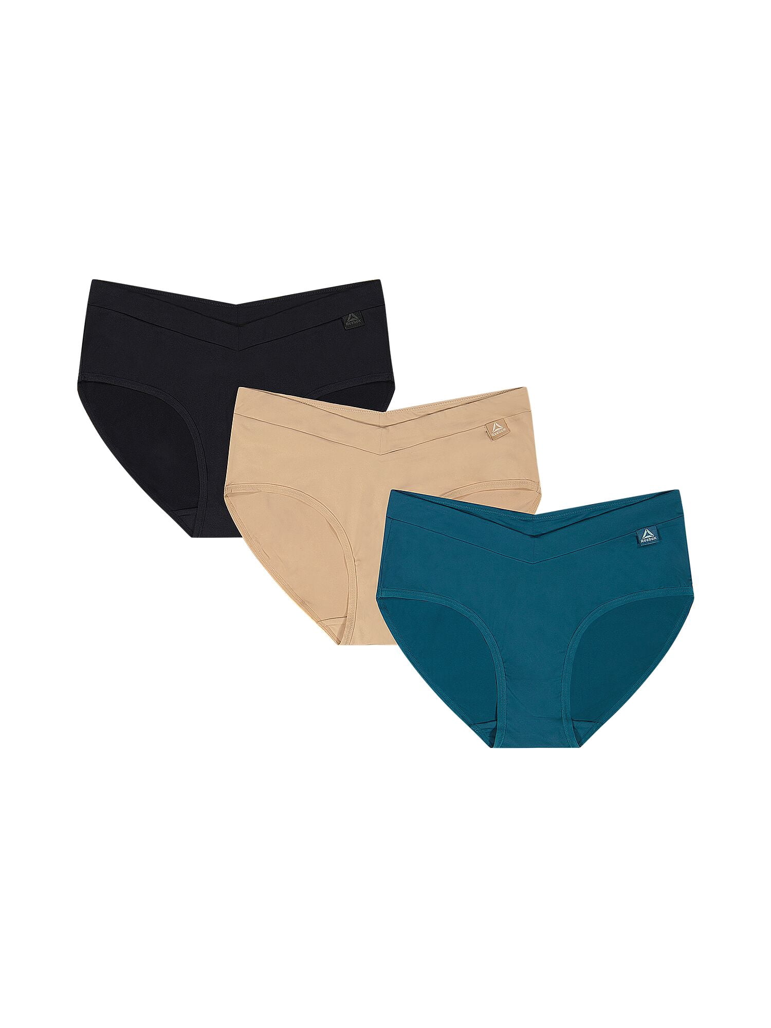 Reebok Women’s Tech Comfort Hipster Underwear, 3 Pack, Sizes S - 3XL