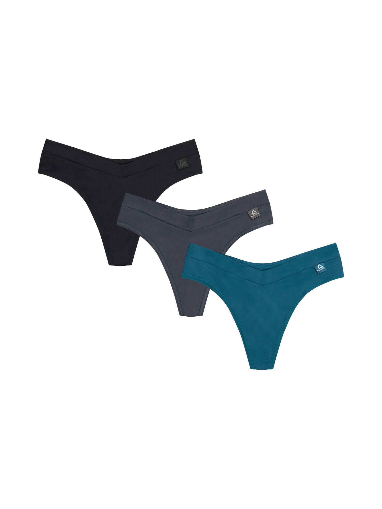 Reebok Women’s Tech Comfort Thong Underwear, 3 Pack, Sizes S - 3XL