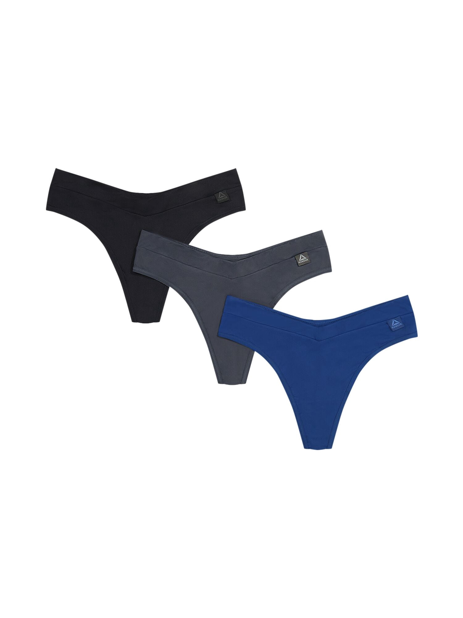 Reebok Women’s Tech Comfort Thong Underwear, 3 Pack, Sizes S - 3XL