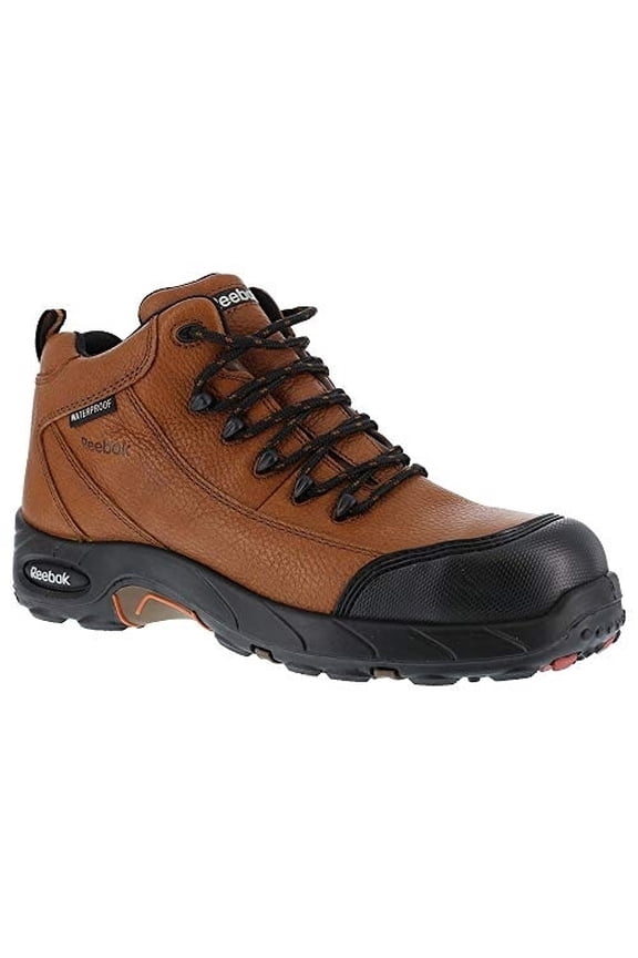 Women's Reebok Composite Toe Waterproof Sport Hiker Boots, Brown 6 2E (Wide)