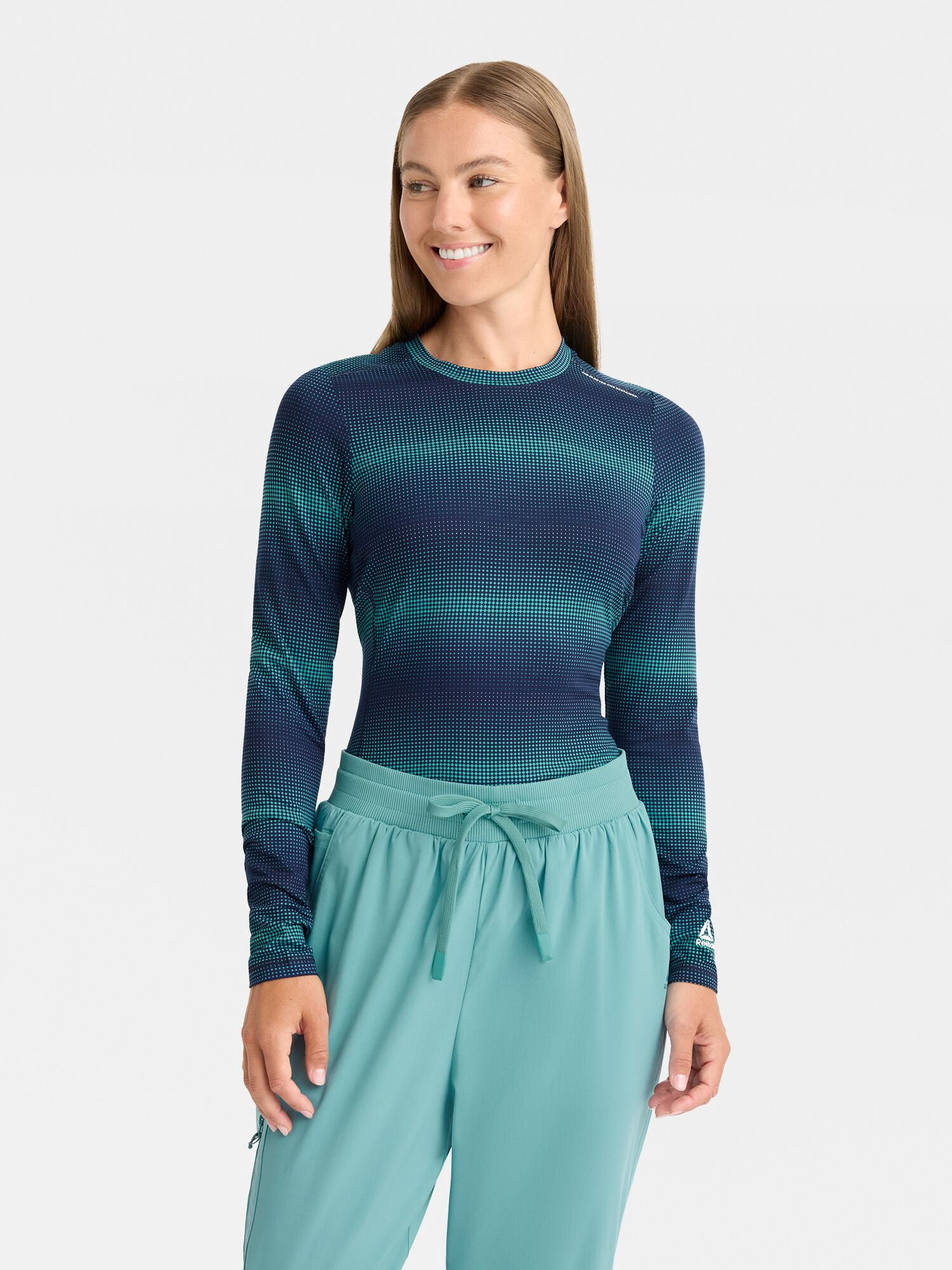 Reebok Women's Under Scrub Top with Moisture Wicking, 1 Pack Sizes S-3XL