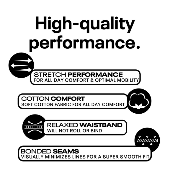 Reebok Women's Underwear Seamless Boyshort Panties, 4-Pack