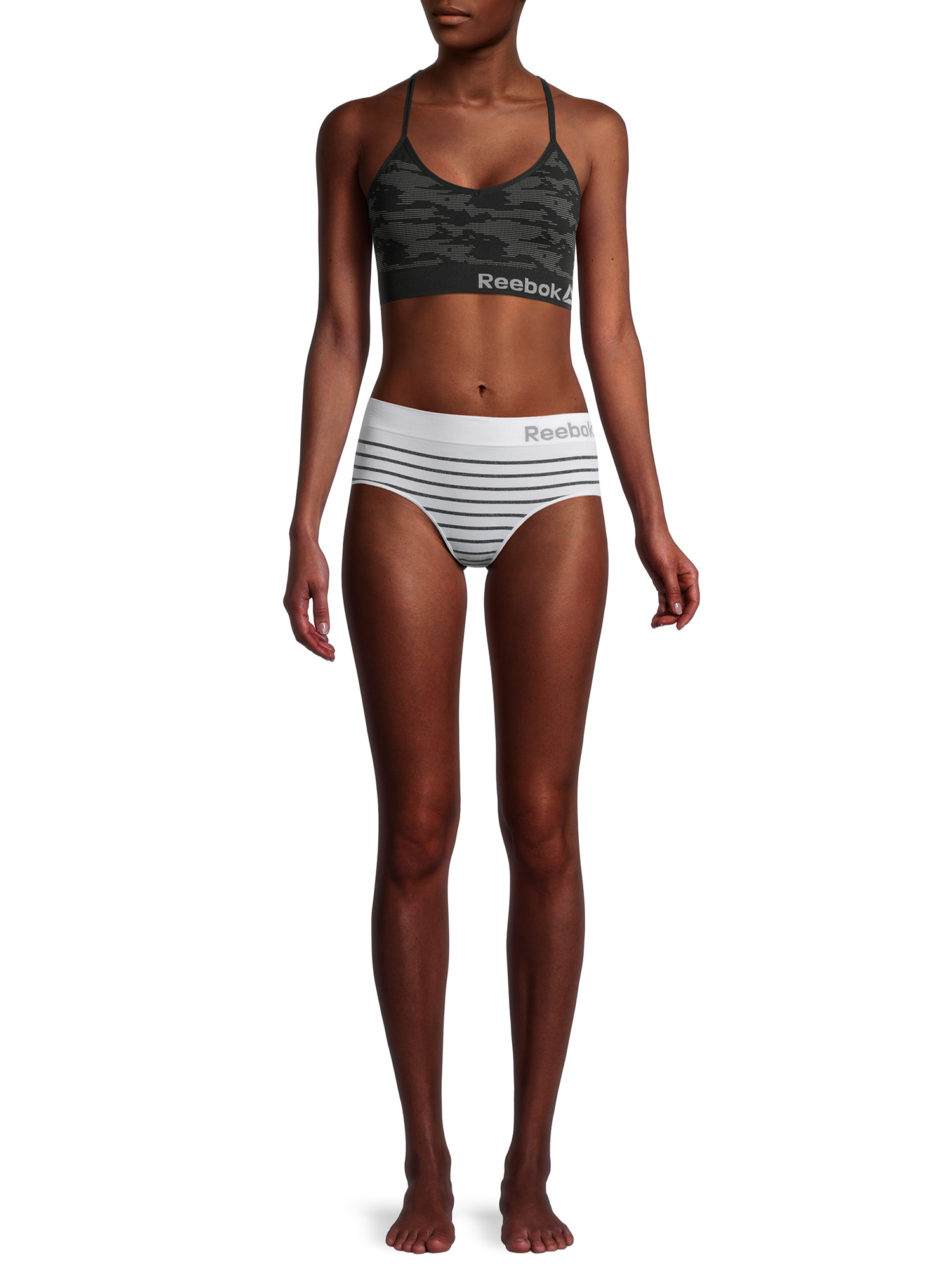Reebok Women's Underwear Seamless Hipster Panties, 4-Pack - image 1 of 10