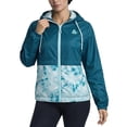 thumbnail image 1 of Reebok Womens Rain Jacket Lightweight Water-Resistant Windbreaker for Women with Adjustable Hood, 1 of 7