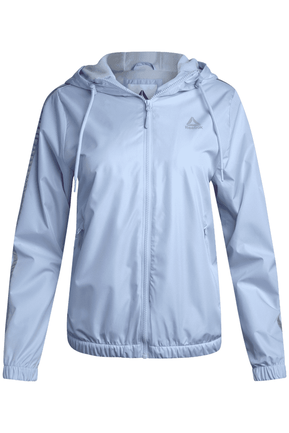 Womens Rain Jackets -XS-3X Lightweight Hooded Water-Resistant Windbreaker Outerwear for Women, Size XL, Halogen Blue