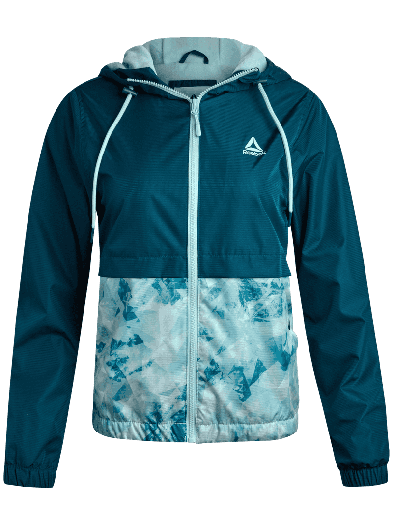 Reebok Womens Rain Jackets Lightweight Hooded Waterproof Shell