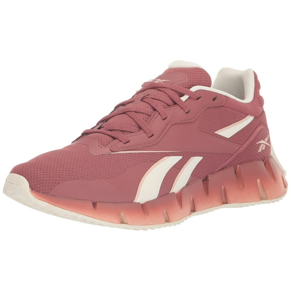 Reebok Women's Zig Dynamica 4 Sneaker, Sedona Rose/Chalk/Possibly Pink, 10