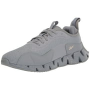Reebok Womens Zig Dynamica Sneaker, Cold Grey/Rose Gold, 6