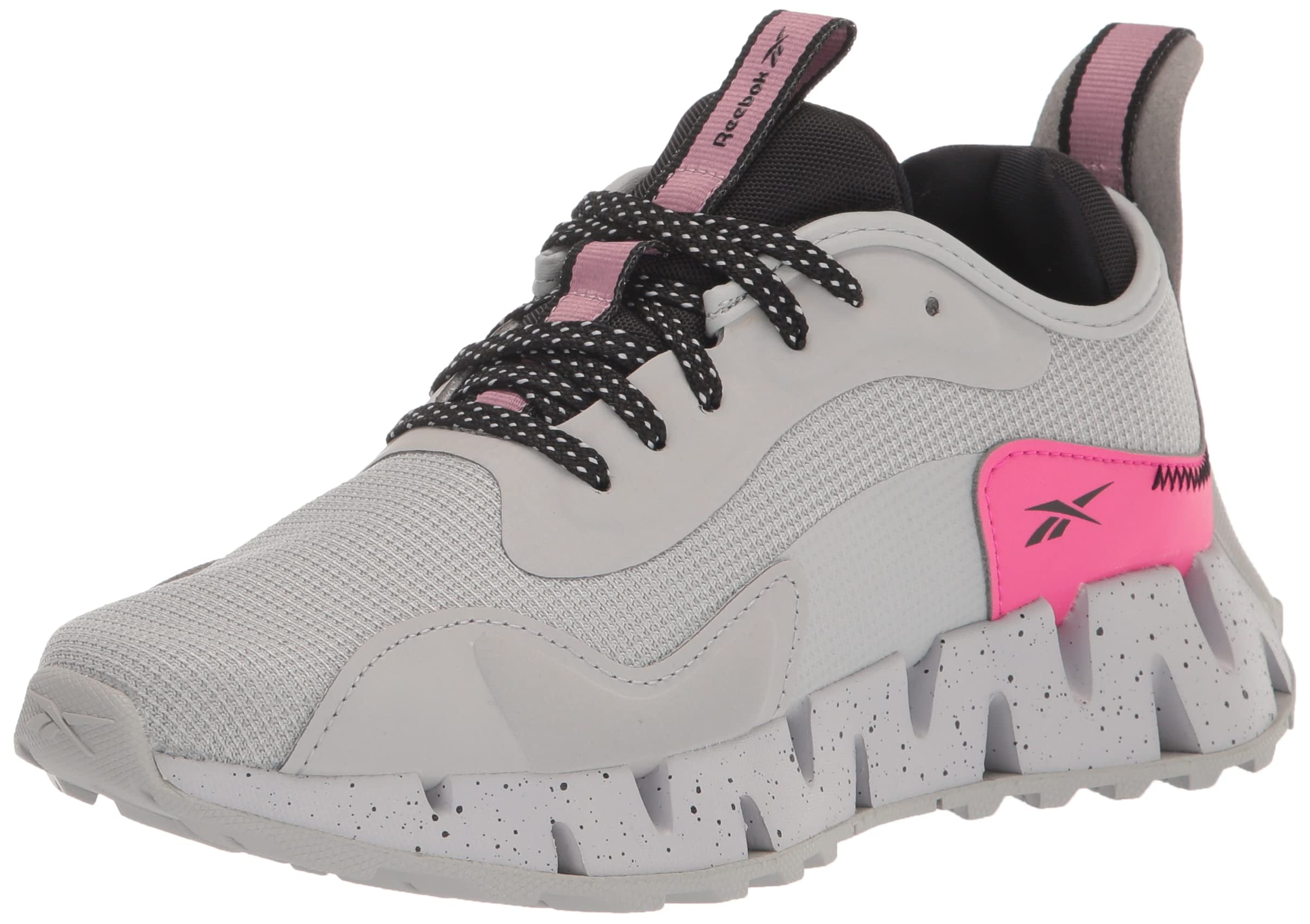 Reebok Women's Zig Dynamica Sneaker, Pure Grey/Proud Pink/Black