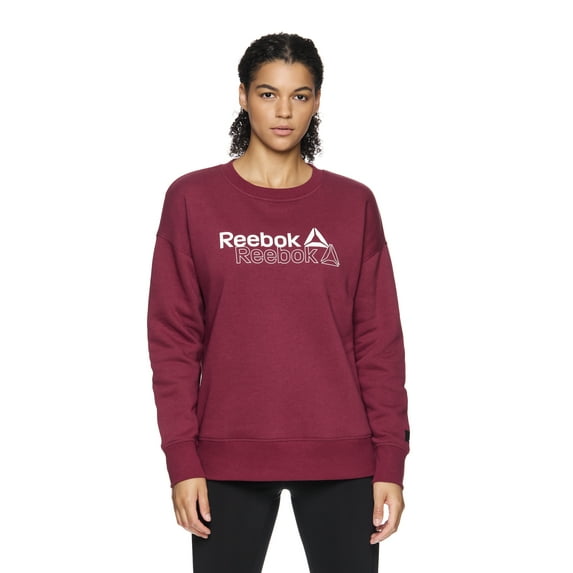 Reebok Women’s and Women’s Plus After Class Crewneck Sweatshirt, Sizes XS-4X