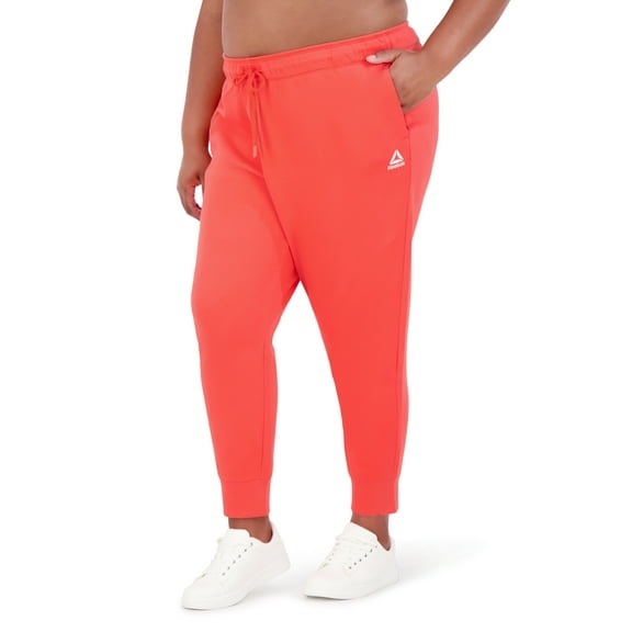 Reebok Women's and Women's Plus Fleece Jogger Pants, Sizes XS-4X