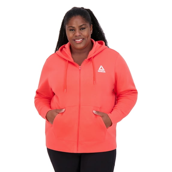 Reebok Women's and Women's Plus Day to Day Zip Up Hoodie, Sizes XS-4X
