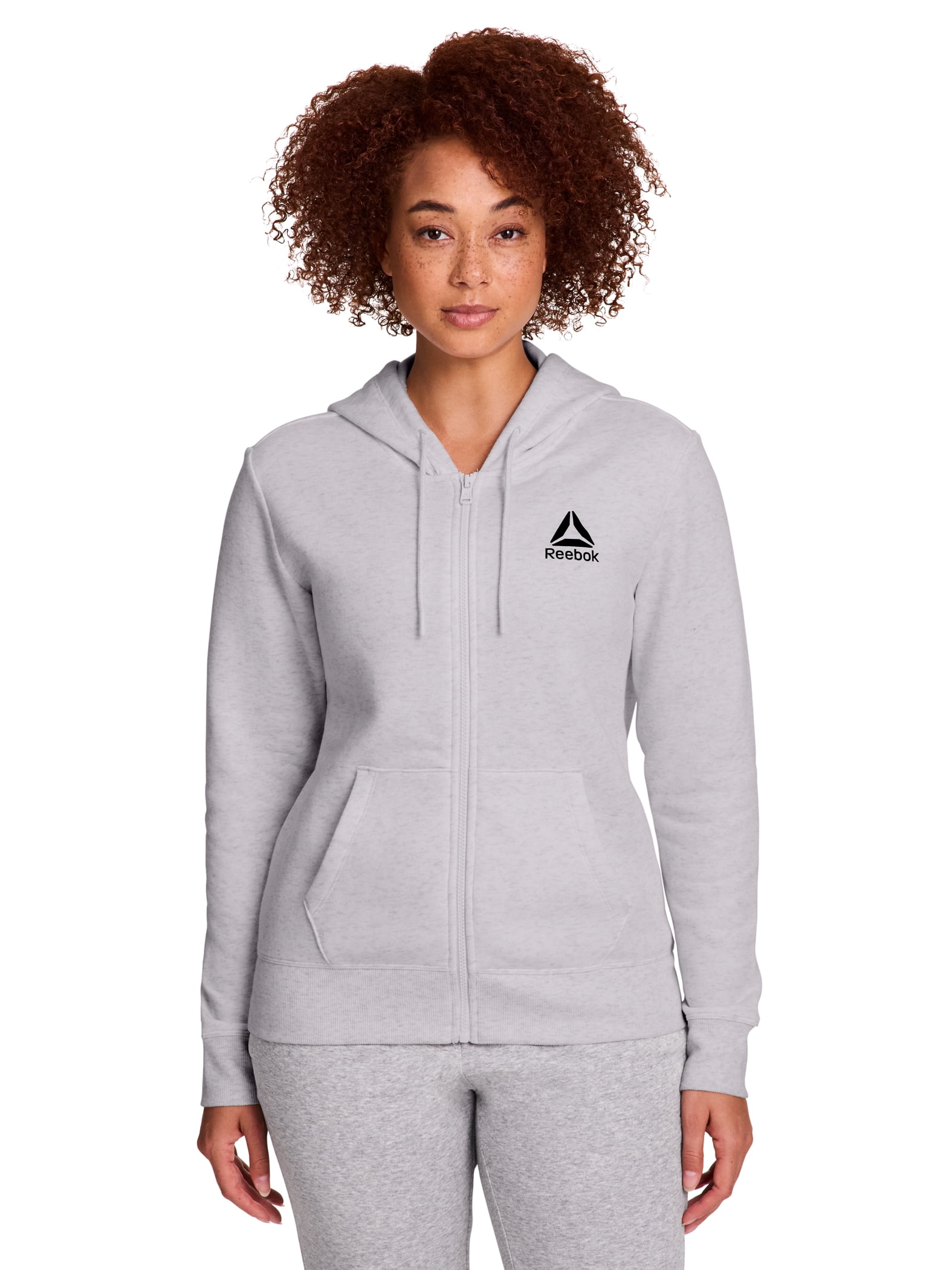 Reebok women's Fleece Zip Up Hoodie - XS-4X Sizes - Walmart.com